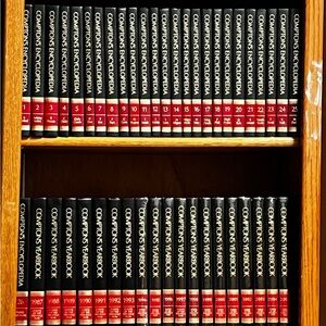 Compton's Encyclopedia Complete Set Volumes 1 - 26 & 1987 To 2005 Yearbook